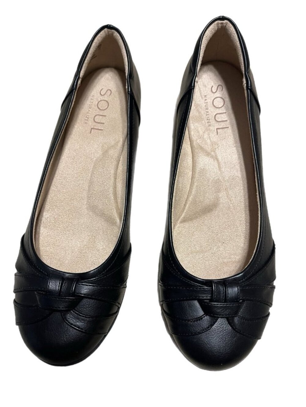Women's Soul Naturalizer Gift Flats black Faux Leather size 10W